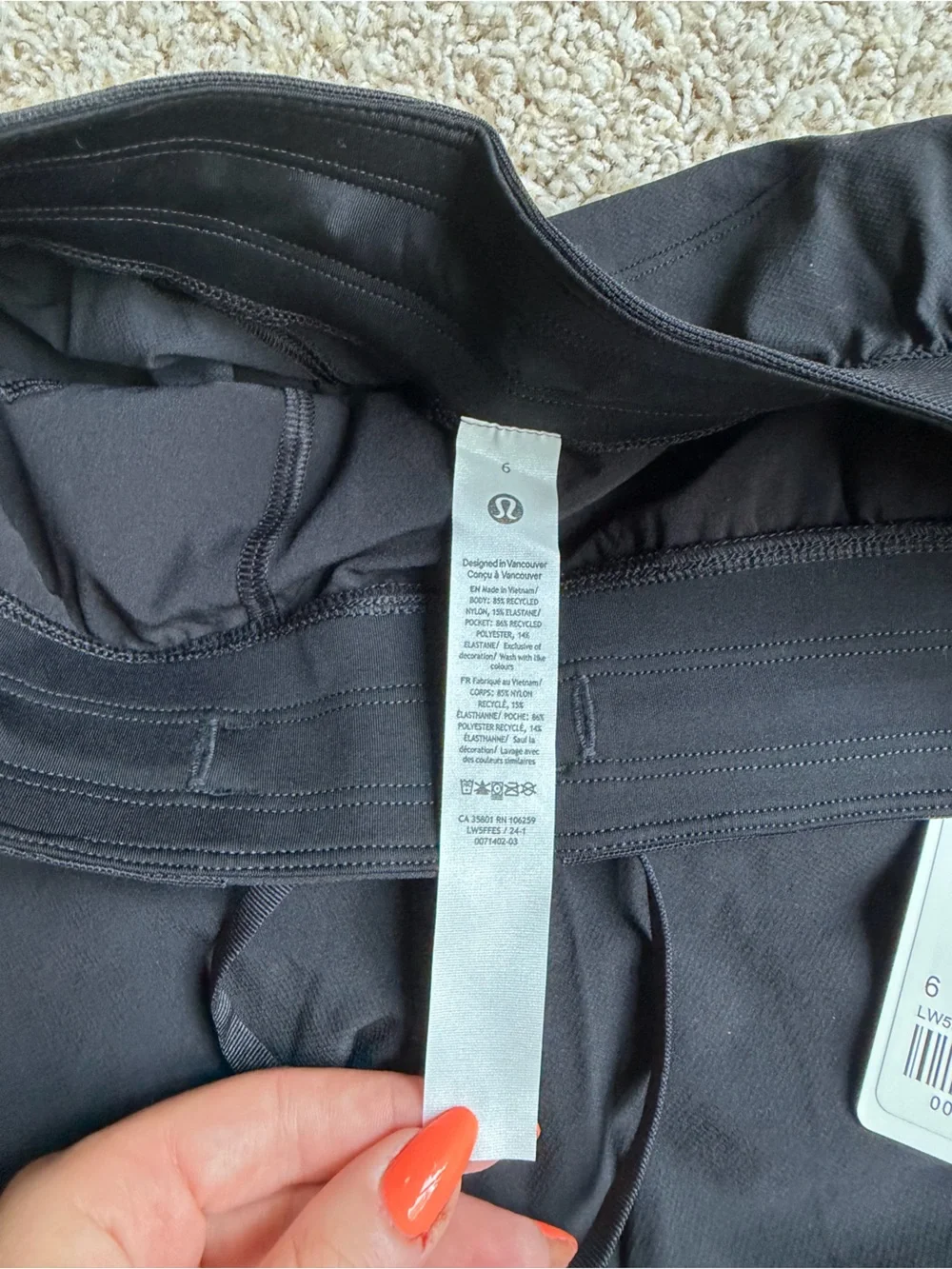 lululemon License to train pants
